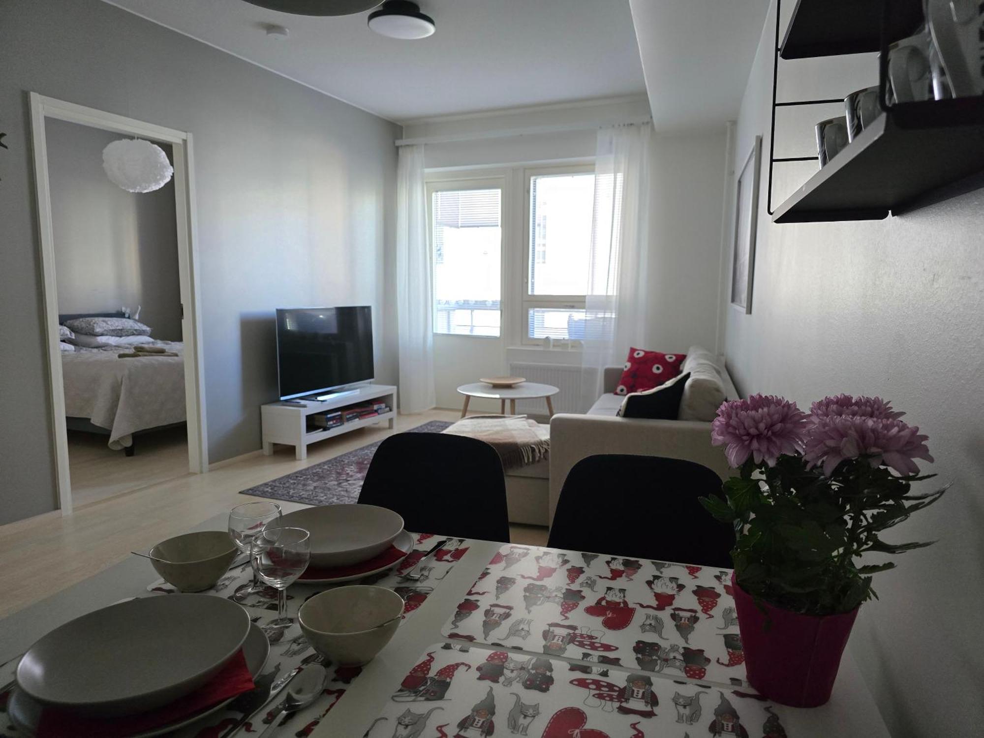 Uusi Kotoisa Kaksio Yksityissaunalla Rovaniemi Exterior foto